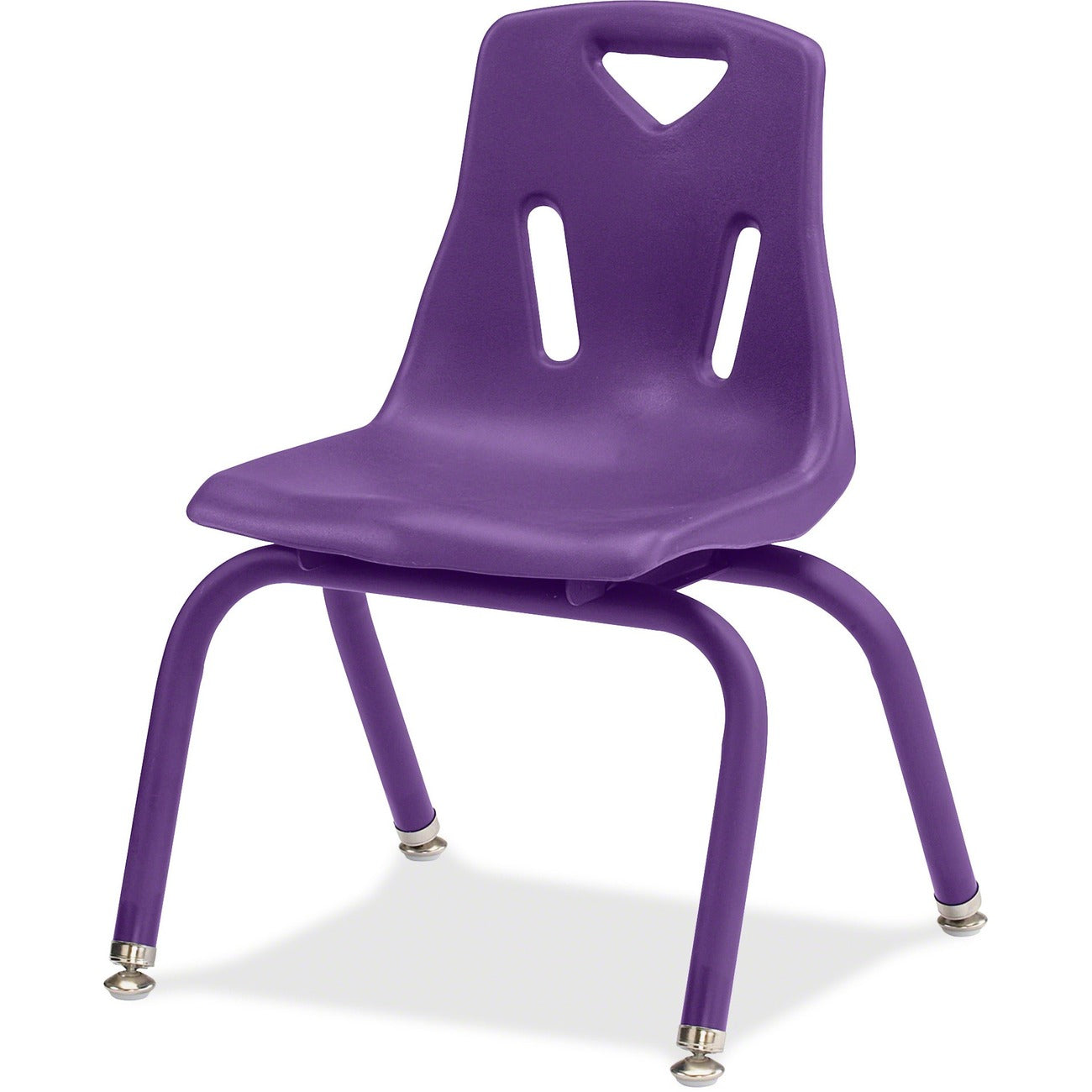Stack Chair Powder Coated 14 inch Purple