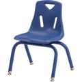 Stack Chair Powder Coated 12 inch Blue