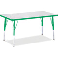 Rectangle Table 24x36 Gray Green