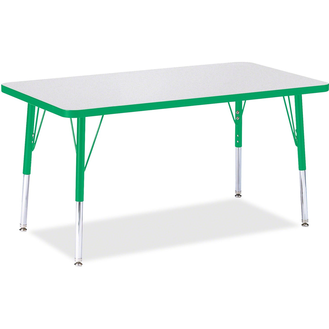 Rectangle Table 24x36 Gray Green
