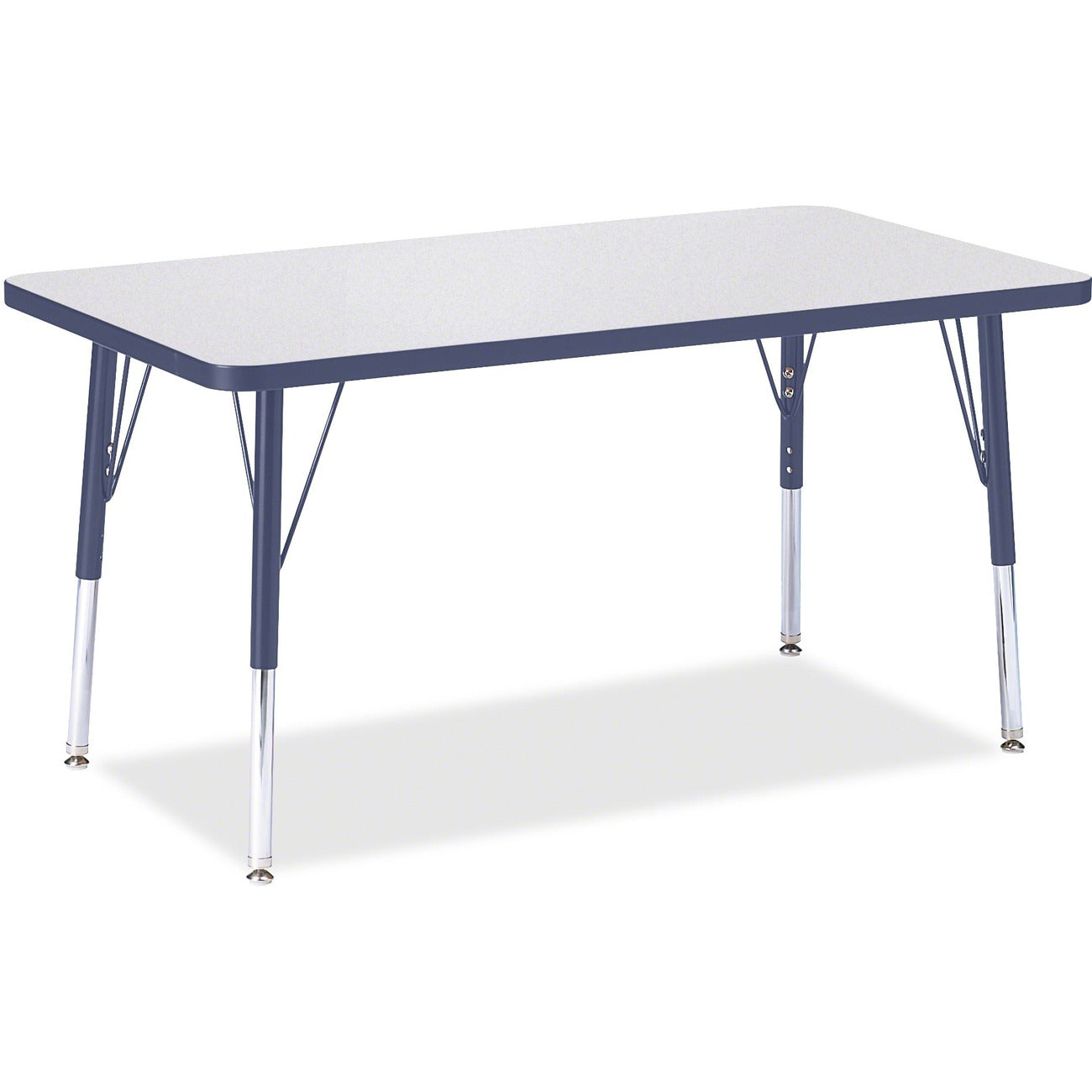 Rectangle Table 24x36 Gray Navy