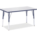 Rectangle Table 24x36 Gray Navy