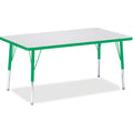 Rectangle Table 30x48 Gray Green