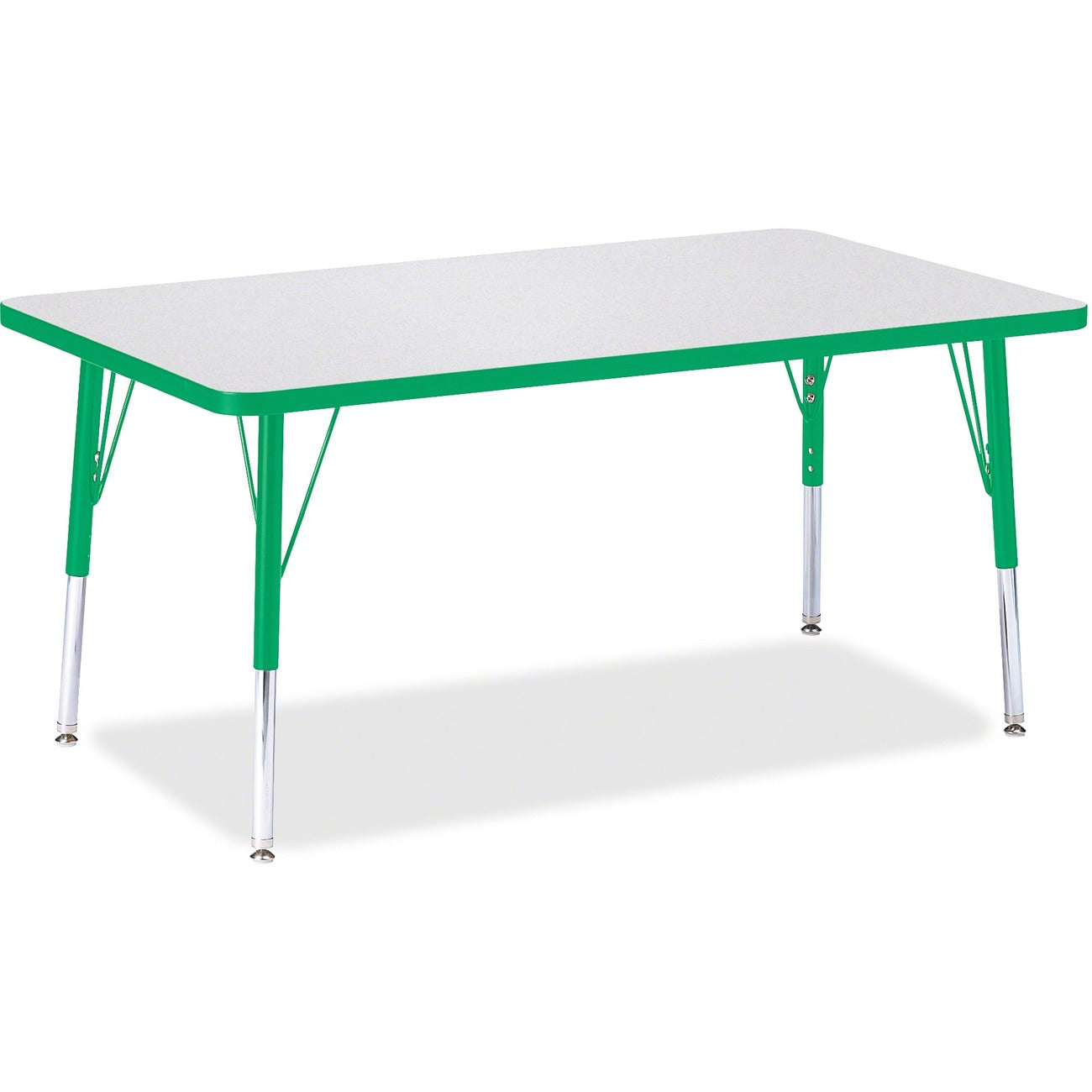 Rectangle Table 30x48 Gray Green