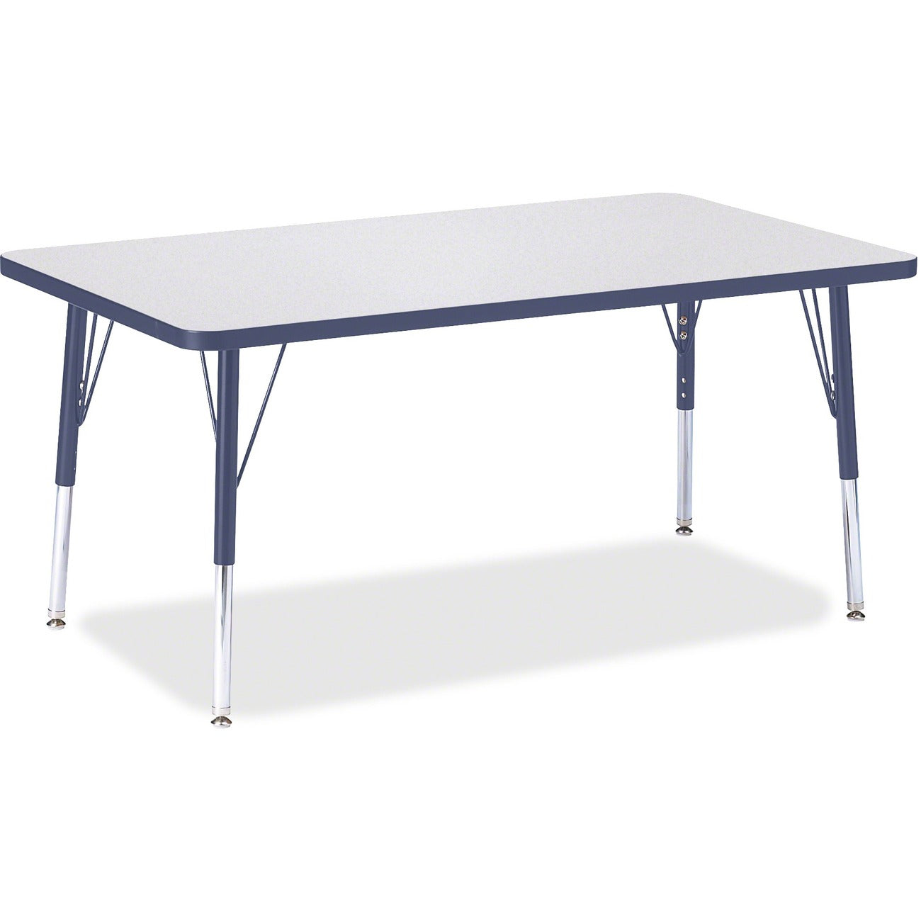 Rectangle Table 30x48 Gray Navy