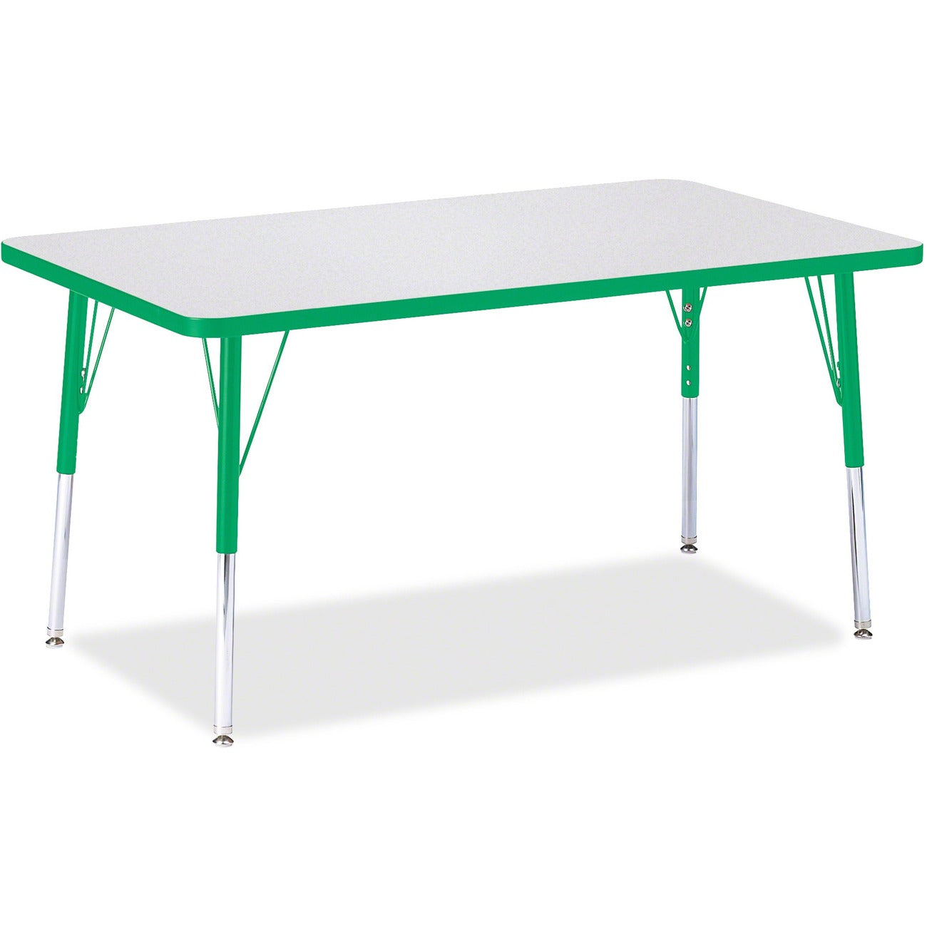 Rectangle Table 30x48 Gray Green
