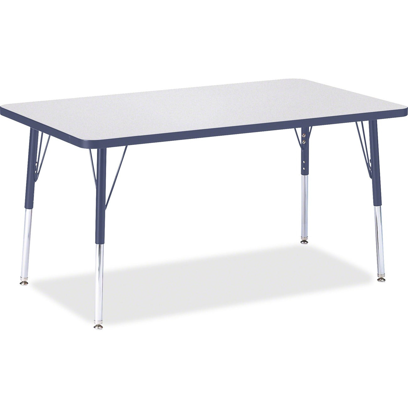 Rectangle Table 30x48 Gray Navy