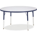 Activity Table 48 inch Round Navy