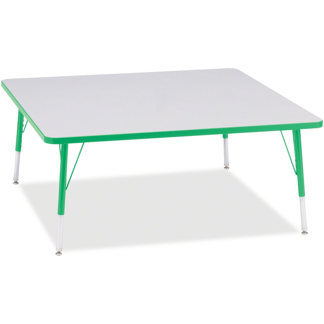 Square Table 48x48 Gray Green