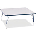 Square Table 48x48 Gray Navy