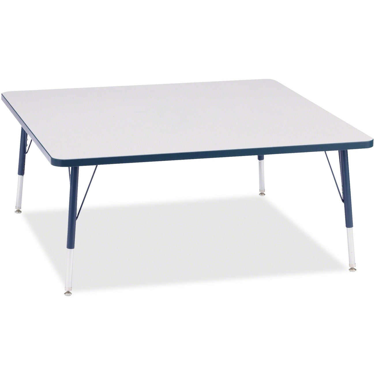 Square Table 48x48 Gray Navy