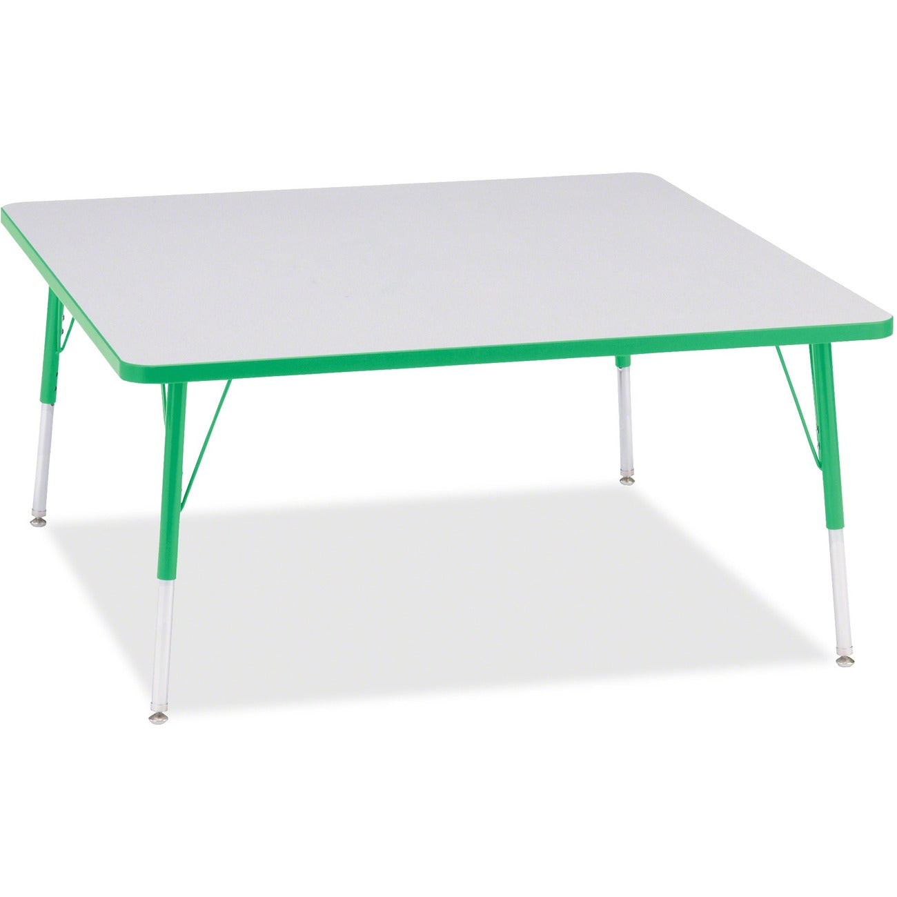 Square Table 48x48 Gray Green