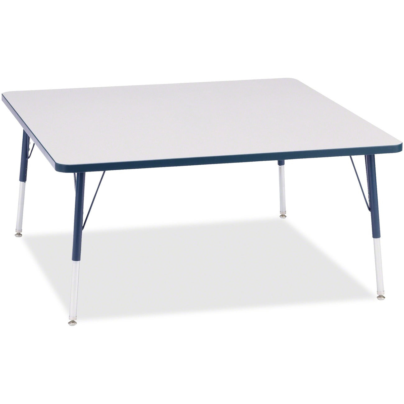 Square Table 48x48 Gray Navy