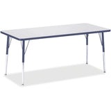 Jonti-Craft Berries Adult Height Color Edge Rectangle Table