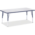 Rectangle Table 30x60 Gray Navy