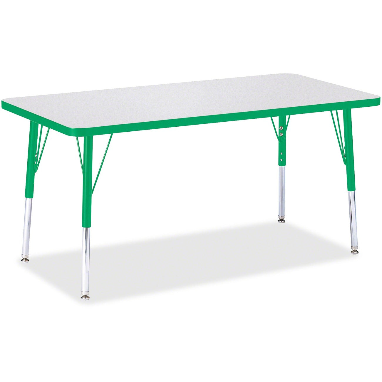 Rectangle Table 24x48 Gray Green