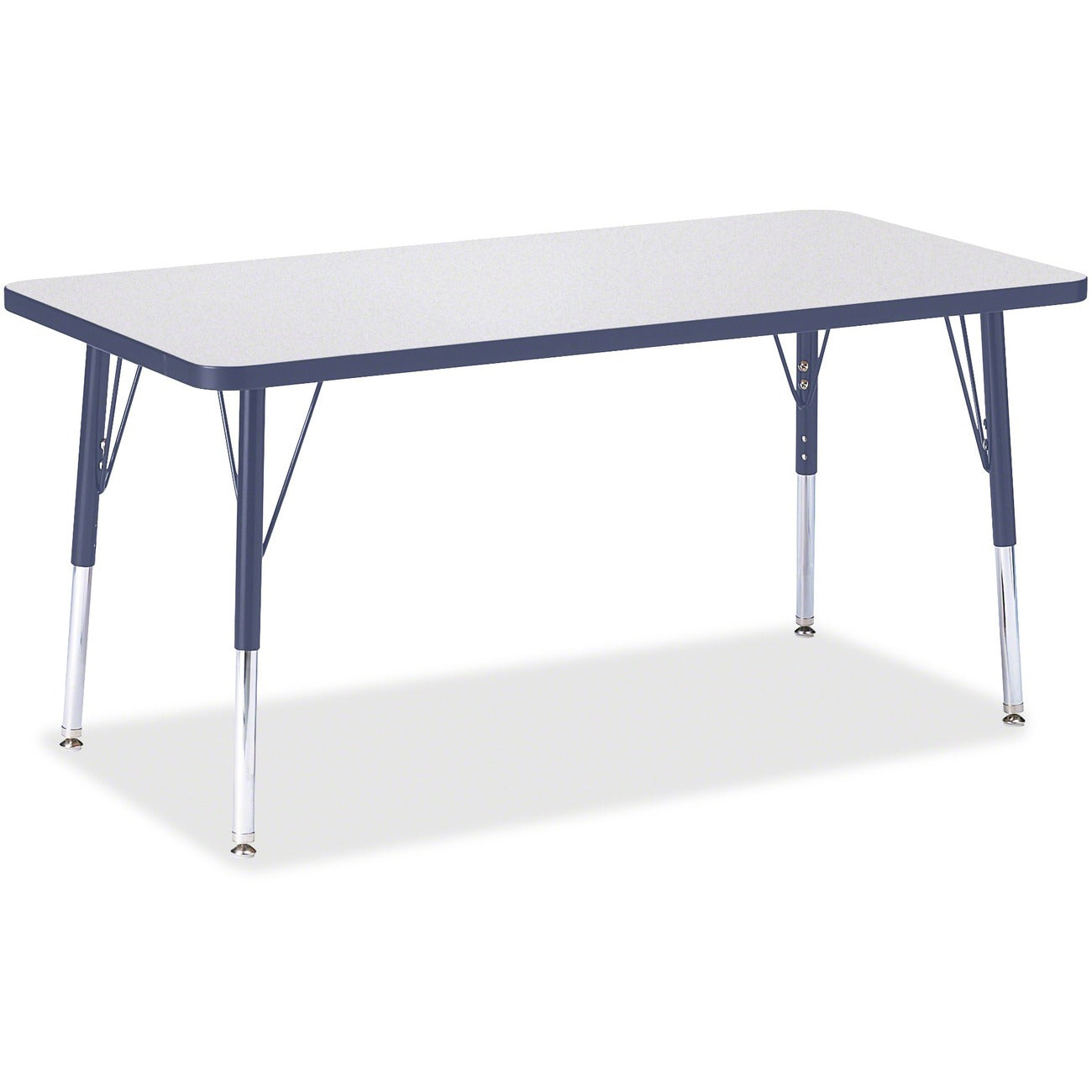 Rectangle Table 24x48 Gray Navy