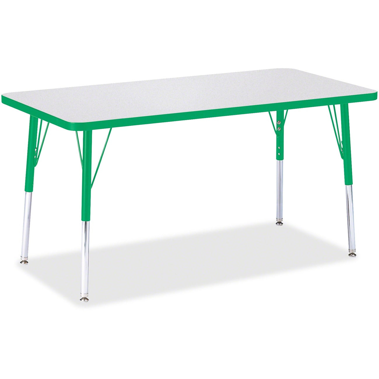 Rectangle Table 24x48 Gray Green