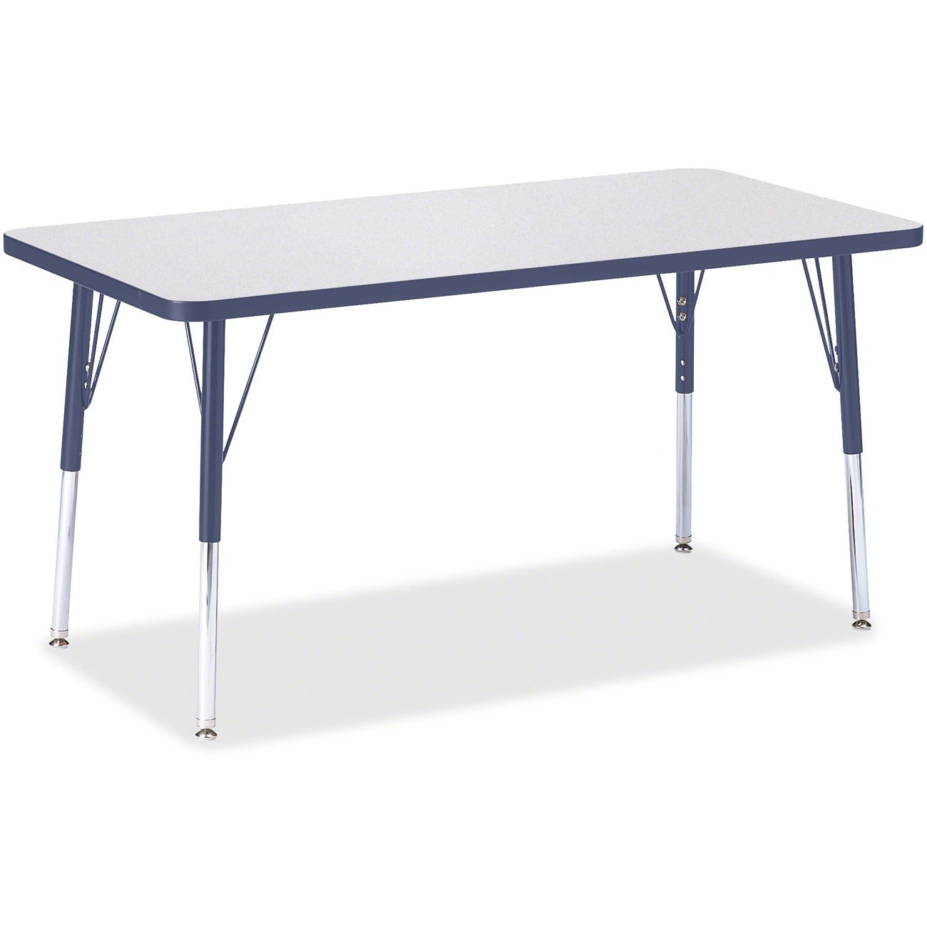 Rectangle Table 24x48 Gray Navy