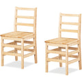 Ladderback Chair 18 inch Maple 2 Pack