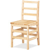 Chair Ladderback 18" Mpl