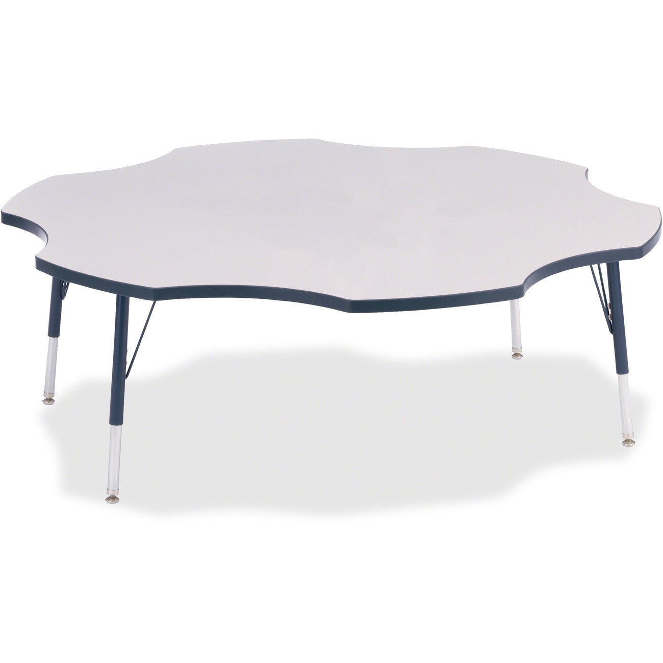 Six Leaf Table 60 inch Gray Navy