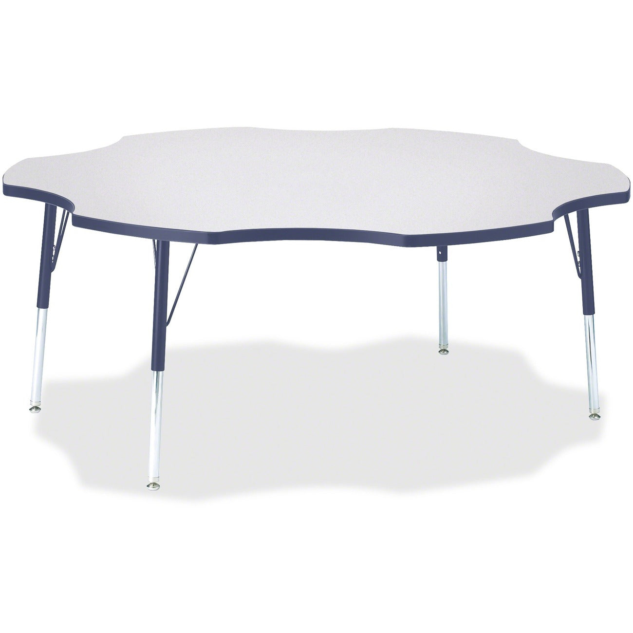 Six Leaf Table 60 inch Gray Navy