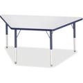 Trapezoid Table 30x60 Gray Navy