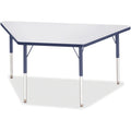 Trapezoid Table 30x60 Gray Navy