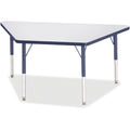 Trapezoid Table 24x48 Gray Navy