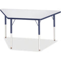 Trapezoid Table 24x48 Gray Navy