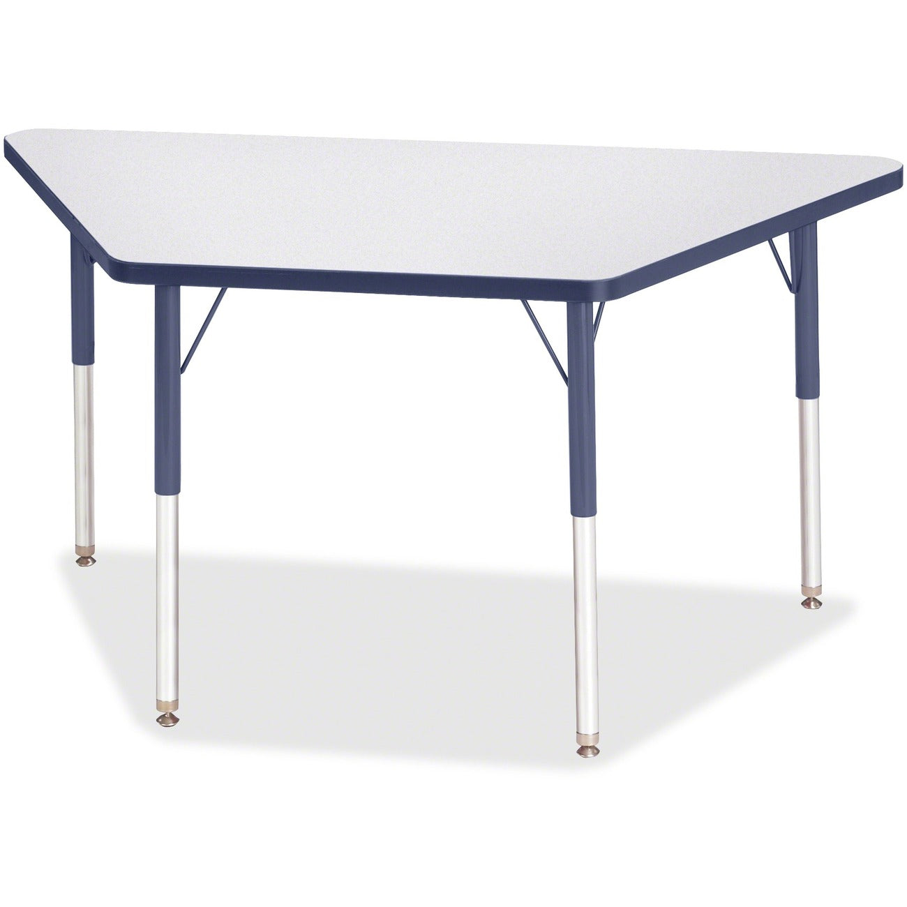 Trapezoid Table 24x48 Gray Navy