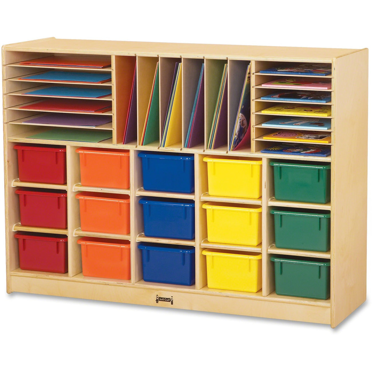 Cubbie Mobile 15Tray W/Bins
