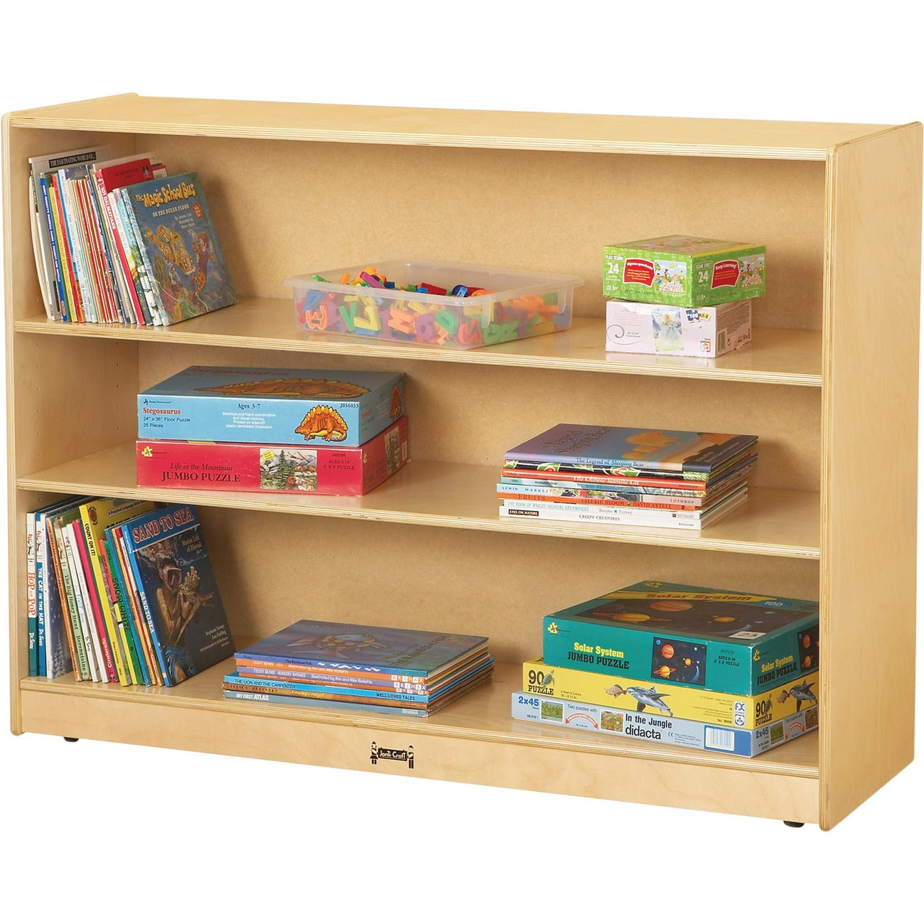 Adjustable Bookcase 2 Shelf 35.5 inch