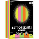 Astrobrights Color Copy Paper - "Neon" ,  5 Assorted Colours
