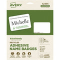 Avery Badge Name Eco 8Up Wht