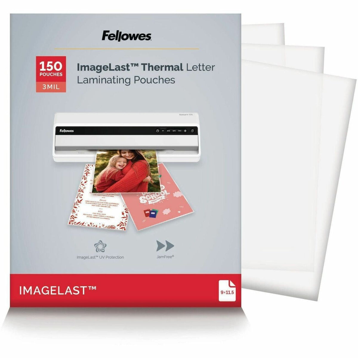 Fellowes Pouch Lam Ltr 3Mil 150Pk