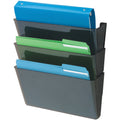 deflecto File Wall Recyc 3Pkt Ltr
