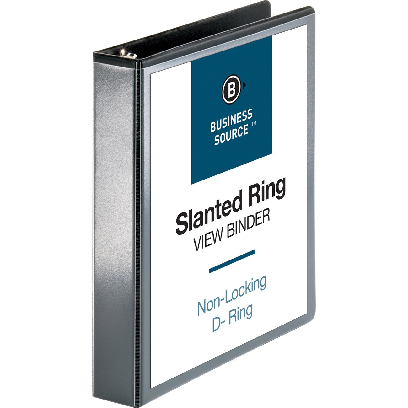 Business Source Binder View D-Ring 1.5' Bk
