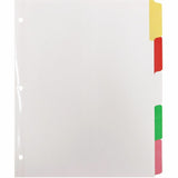 Business Source Laminated Write-On Tab Indexes