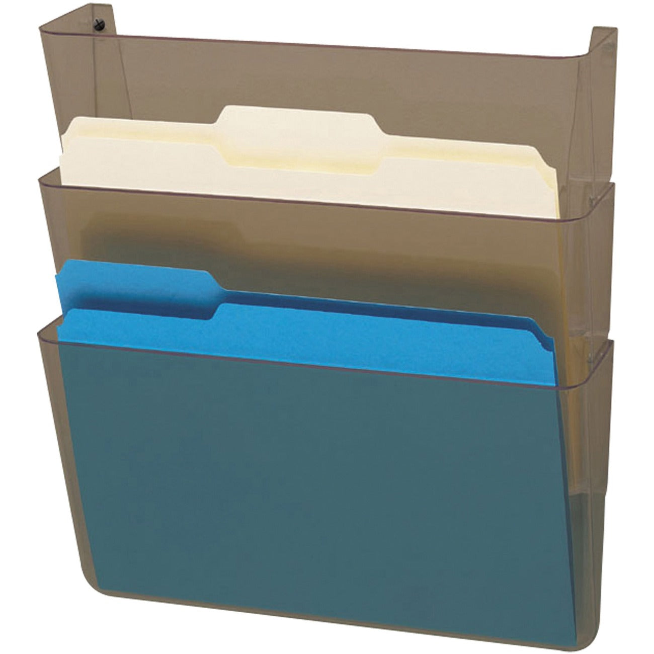 deflecto File Wall Unbrkble 3Pk