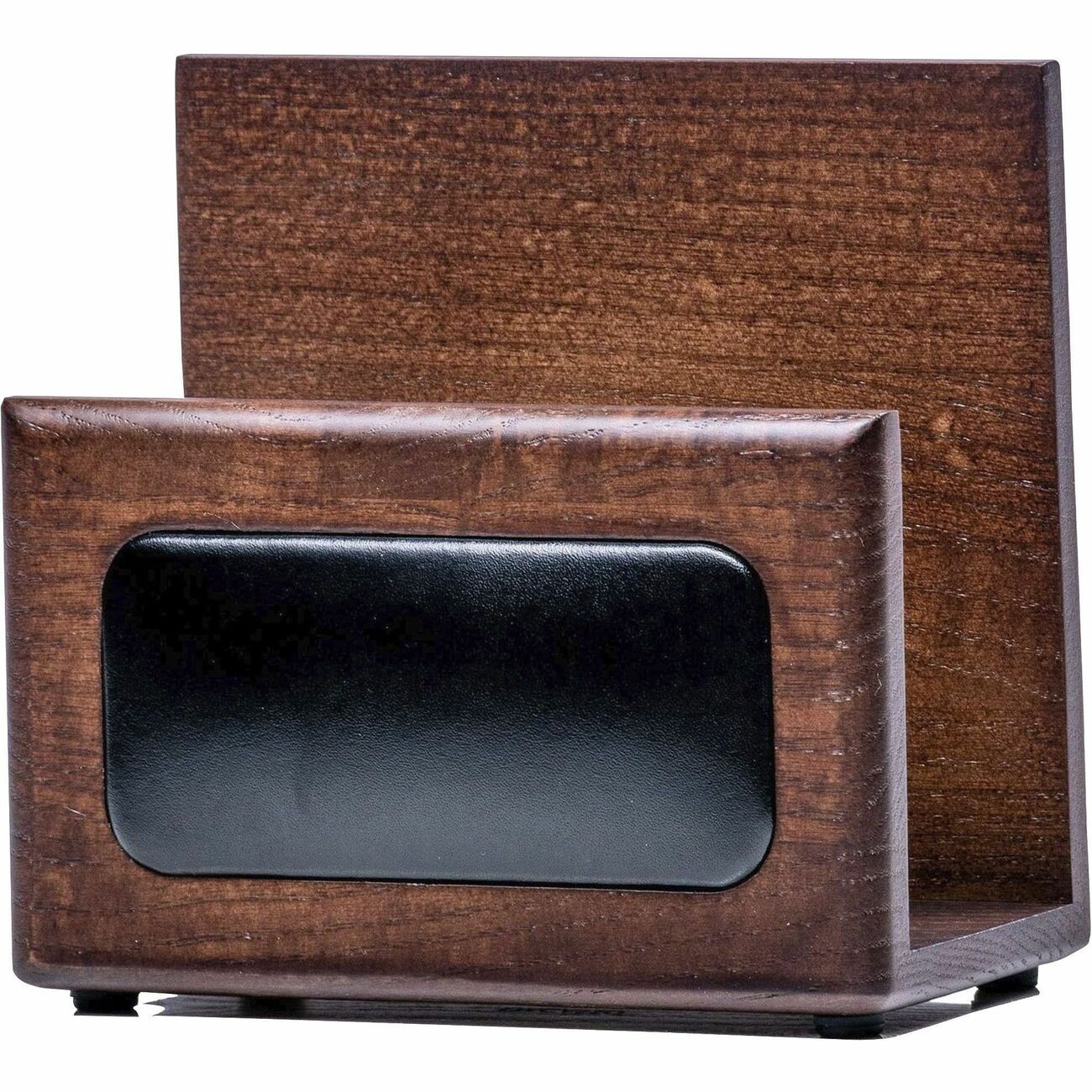 Ltr Hlder Lthr Walnut