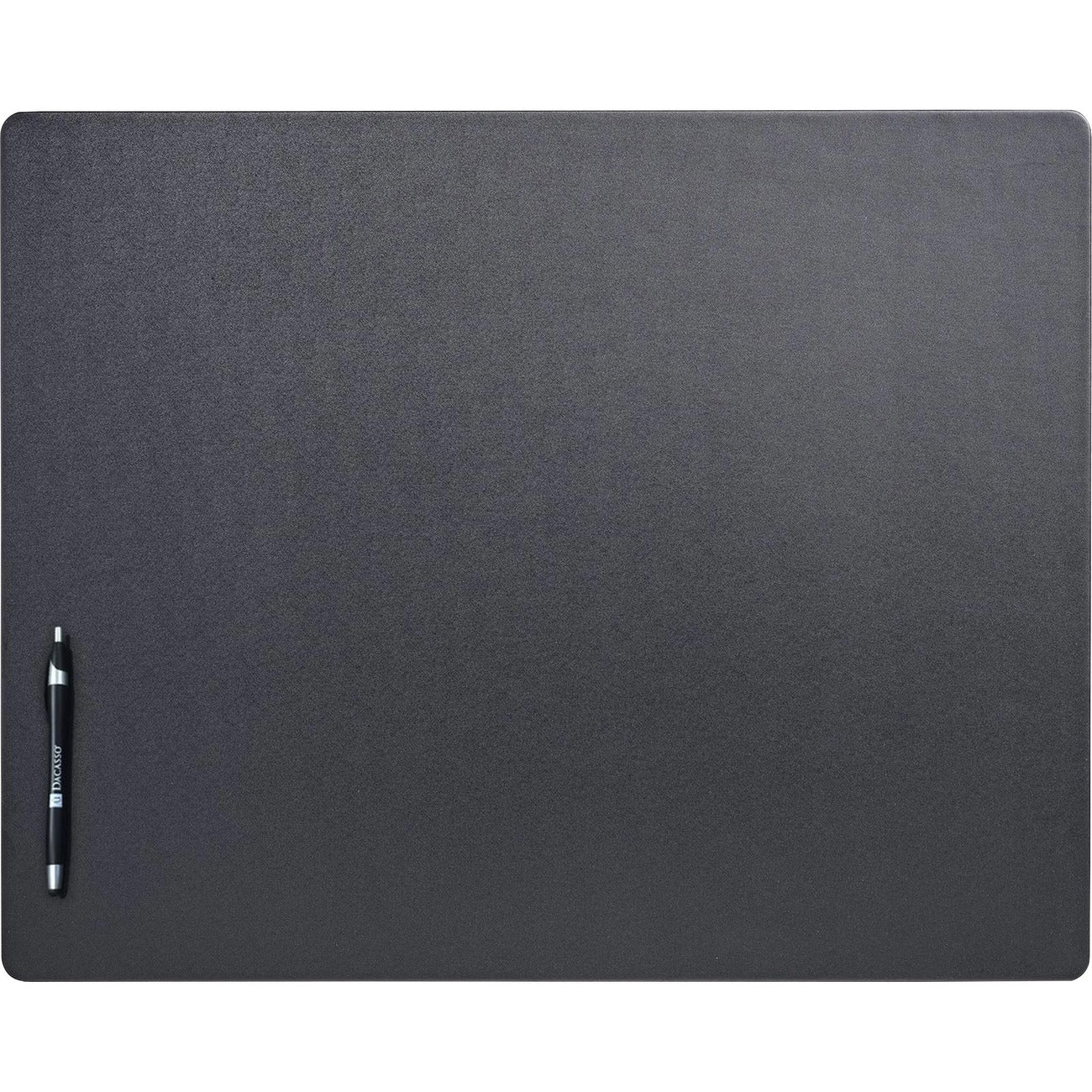 Desk Mat Lthrette Bk 24X19