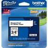 Brother Cartridge Tape 3/4" Bk/We