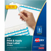 Avery Dividers Index Reg Tab 5Tab