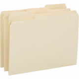 Business Source 1/3 Tab Cut Letter Recycled Top Tab File Folder