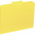 Business Source Folder Interior Ltr 1/3 Ylw
