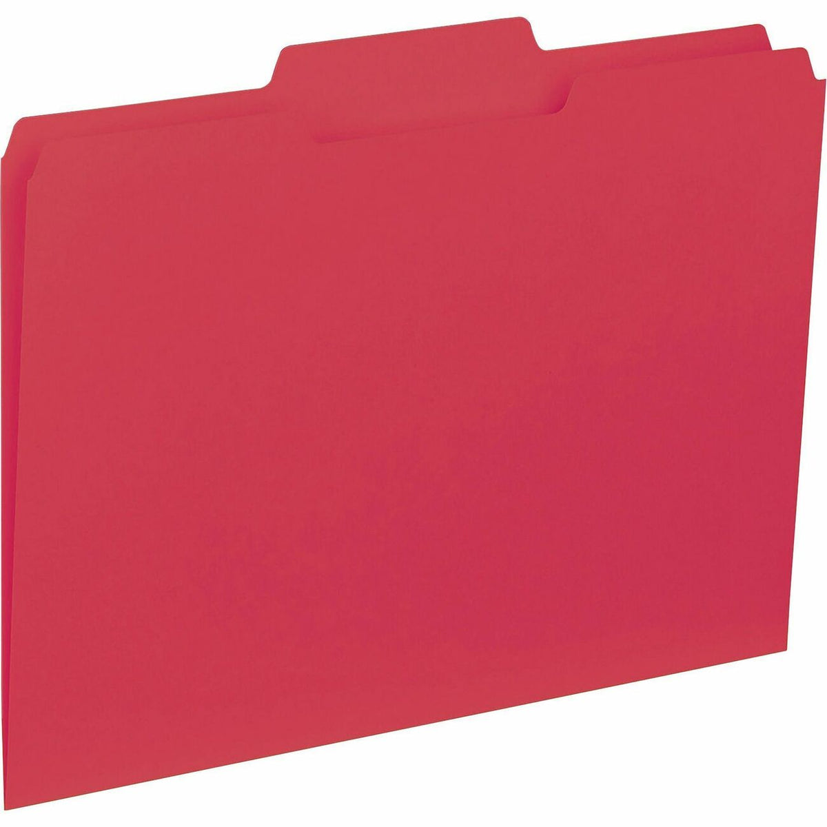 Business Source Folder Interior Ltr 1/3 Red