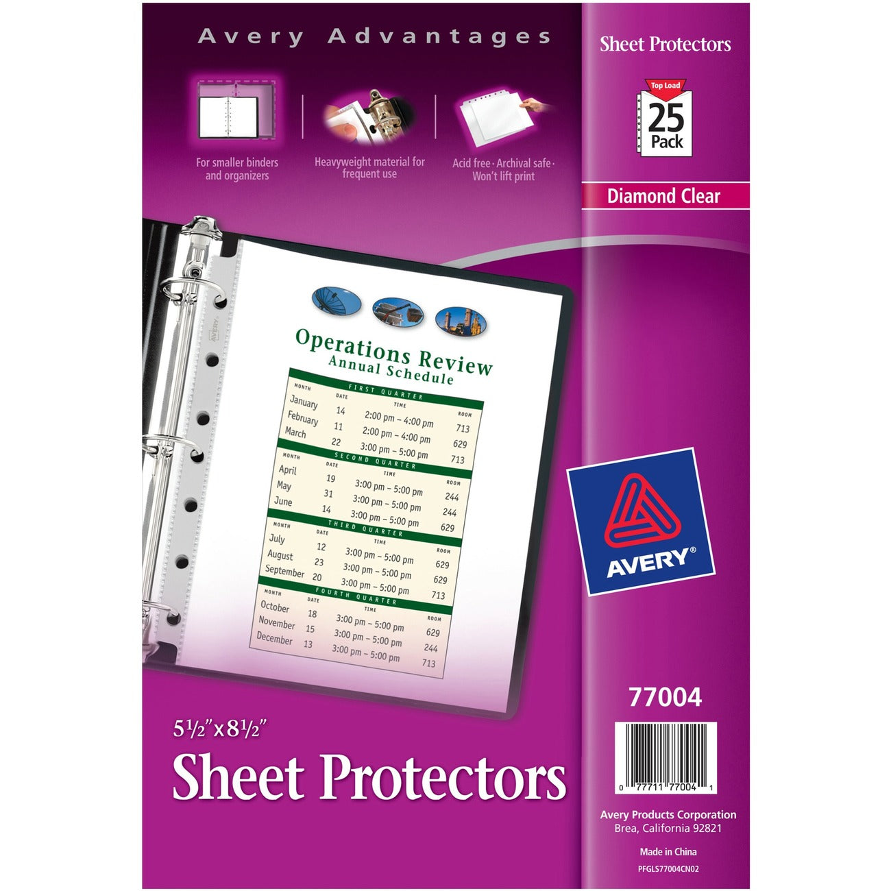 Avery Protectors Mini Clear 25Pk