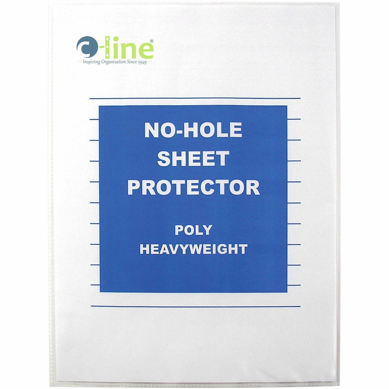 C-Line Protector Sheet No-Hole Clr